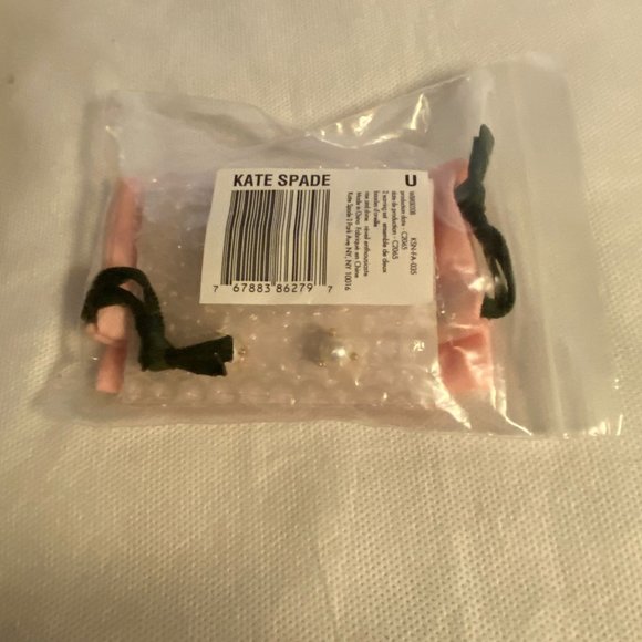 kate spade new york Rise and Shine Earrings 2-Stud Set | Pearl CZ | MSRP $68 - Picture 4 of 6